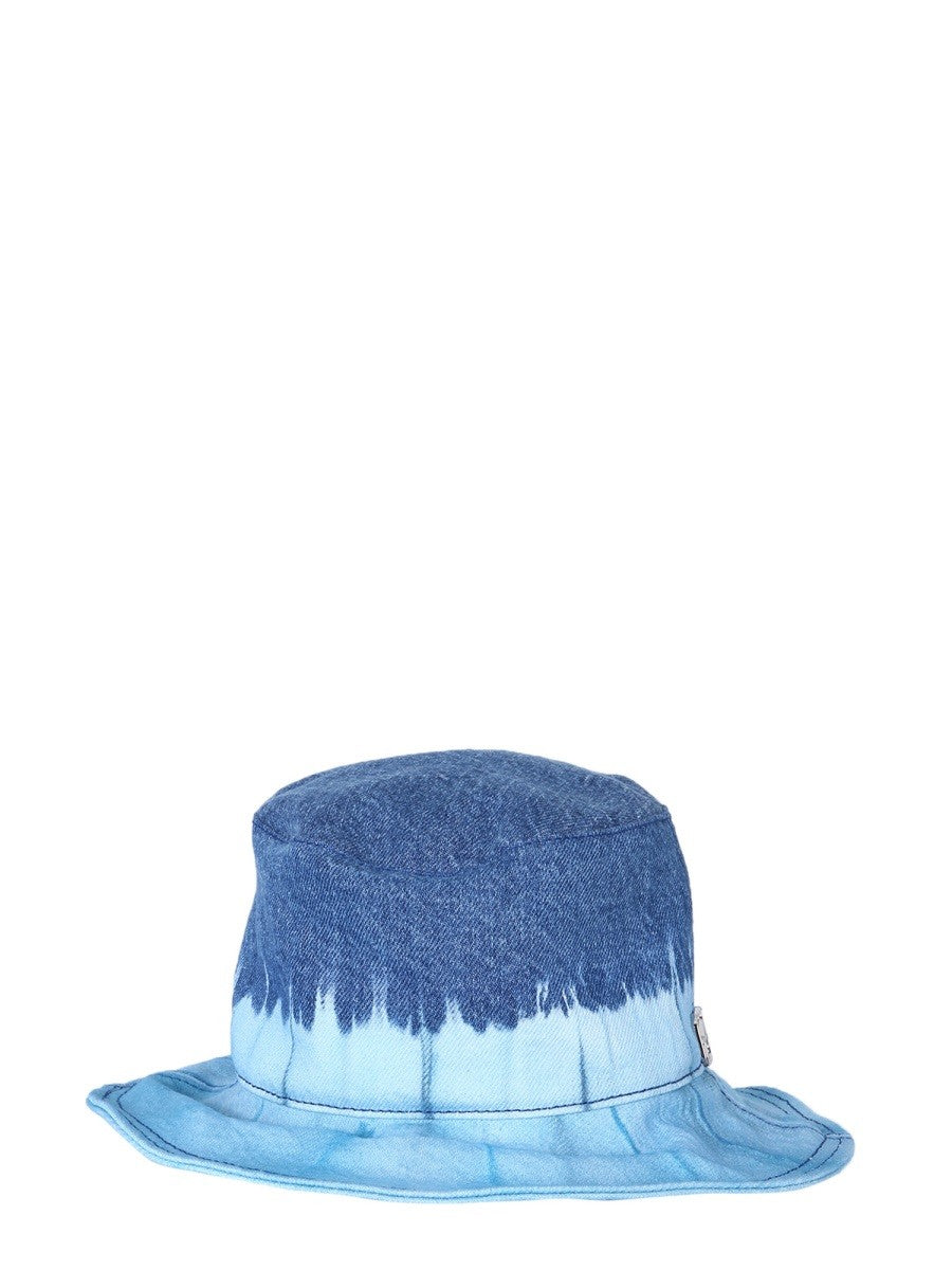 alberta ferretti BUCKET HAT WITH TIE DYE PRINT