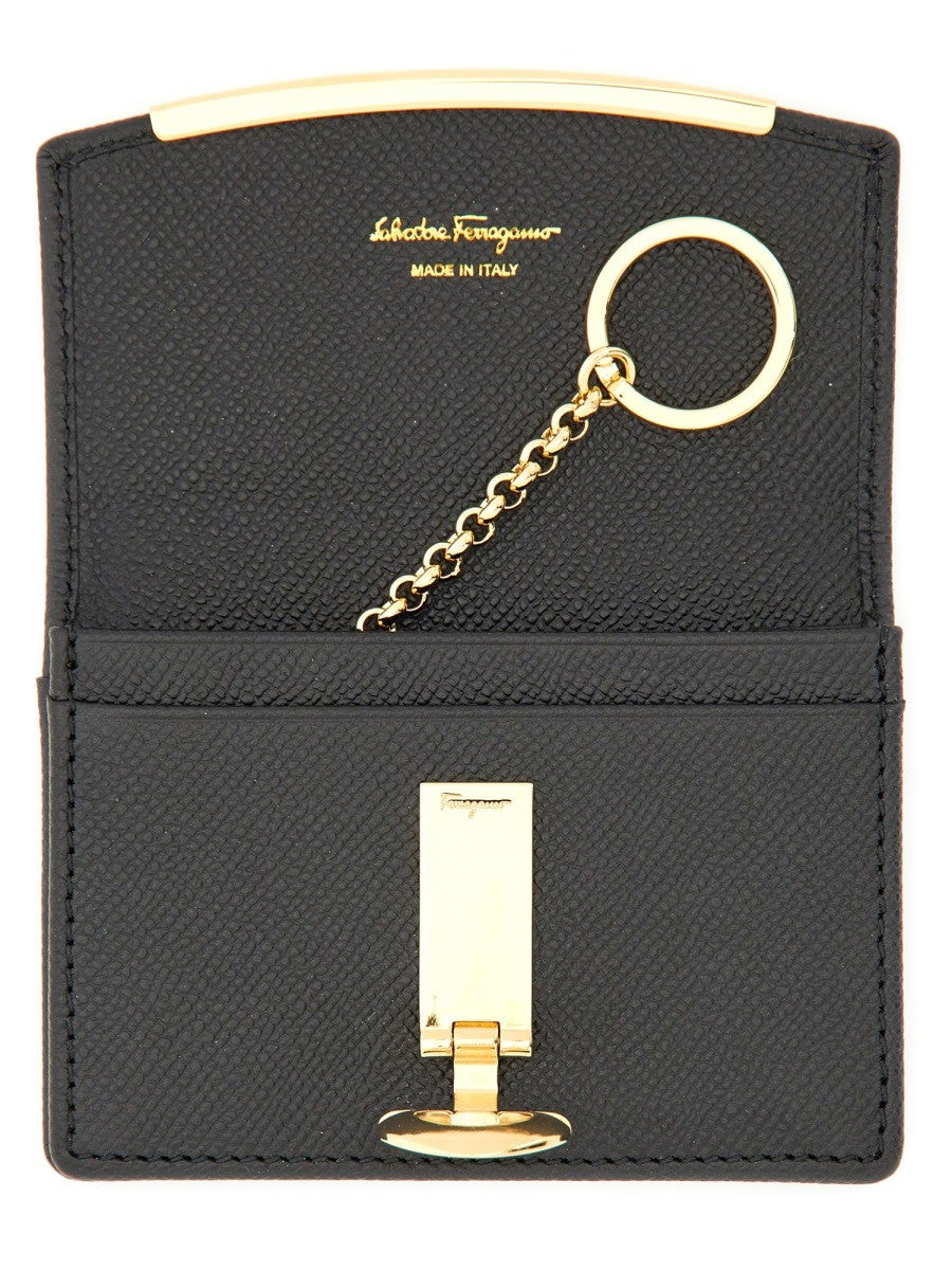 Ferragamo BUSINESS CARD HOLDER "HOOKS"