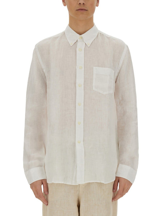 120% LINO BUTTON DOWN SHIRT