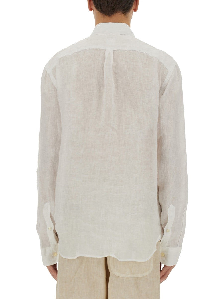 120% LINO BUTTON DOWN SHIRT