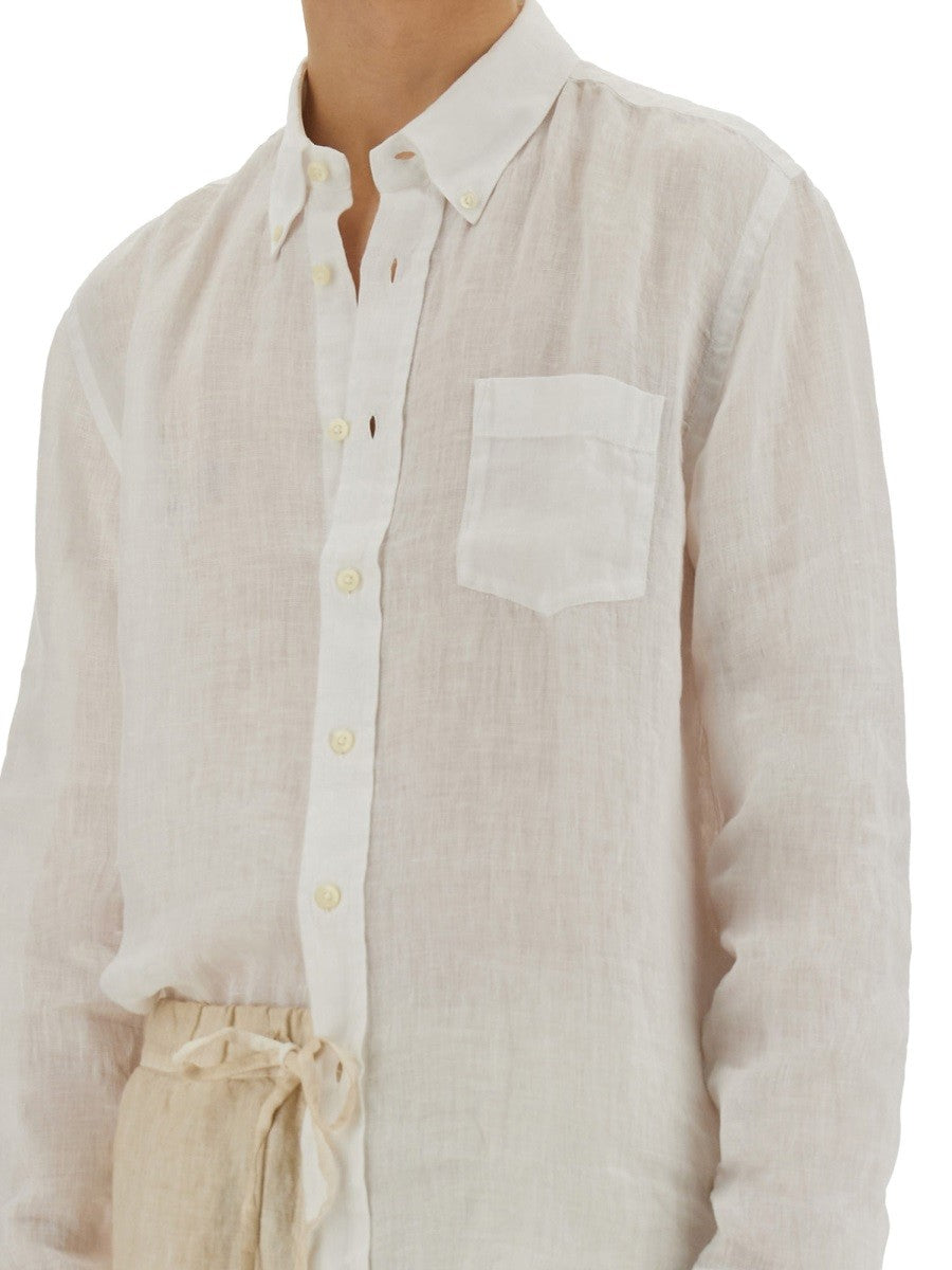 120% LINO BUTTON DOWN SHIRT