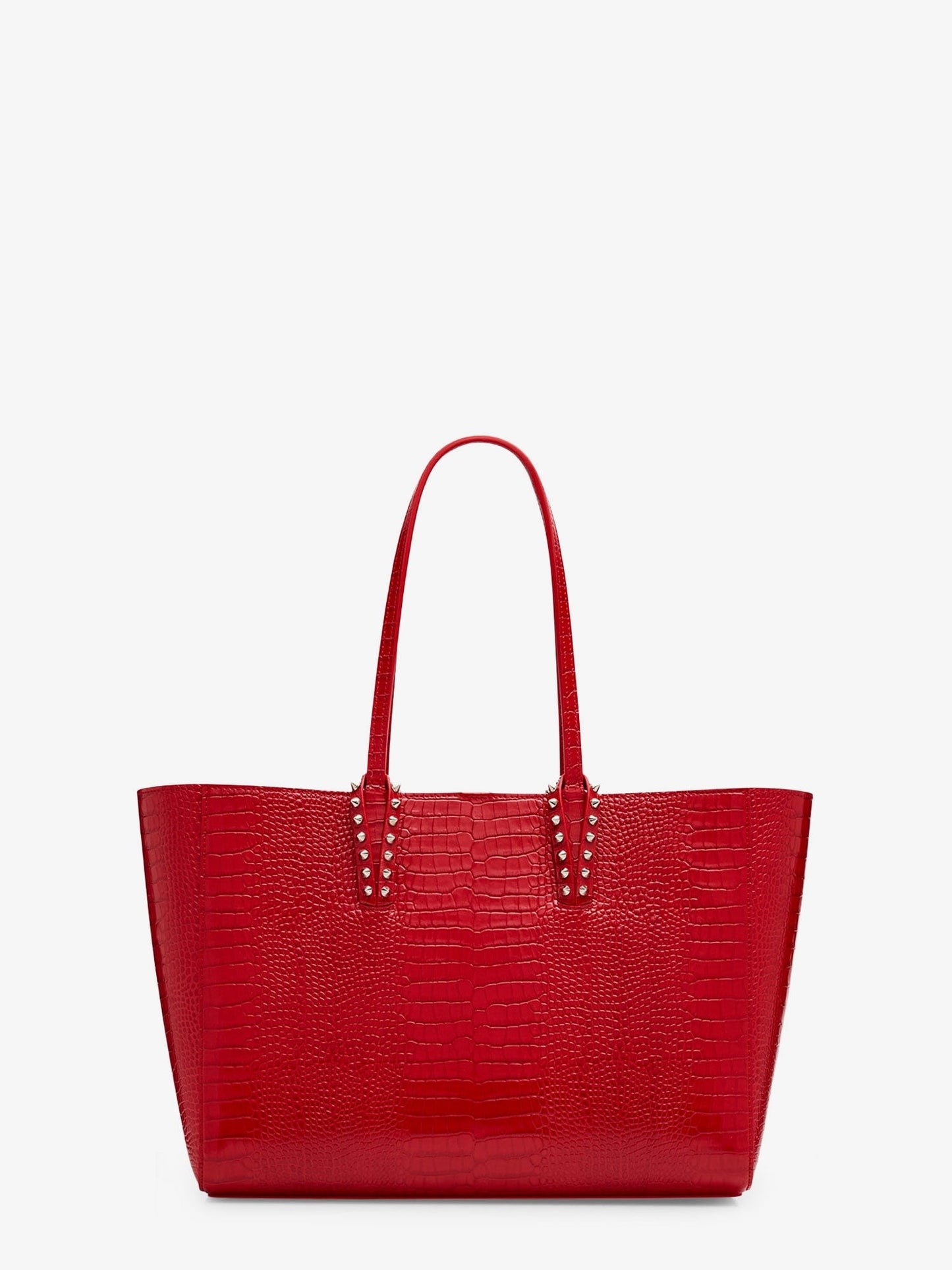 CHRISTIAN LOUBOUTIN Cabata leather shoulder bag with croco effect