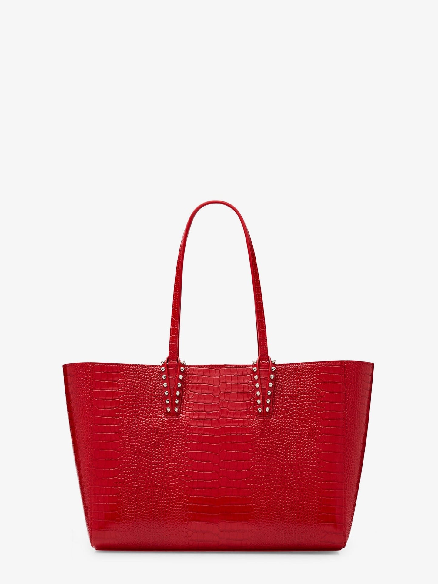 CHRISTIAN LOUBOUTIN Cabata leather shoulder bag with croco effect