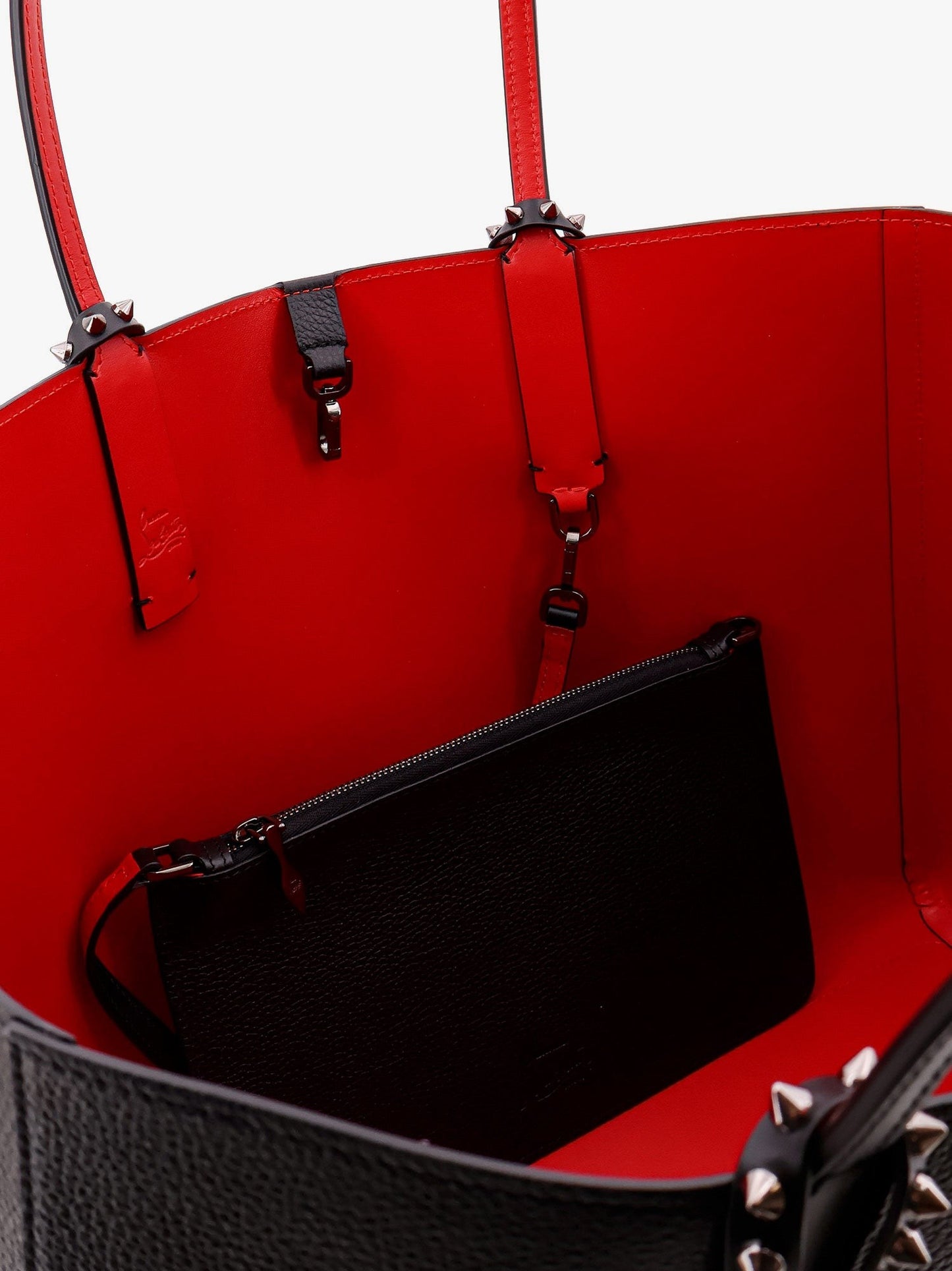 CHRISTIAN LOUBOUTIN Cabata leather shoulder bag with studs