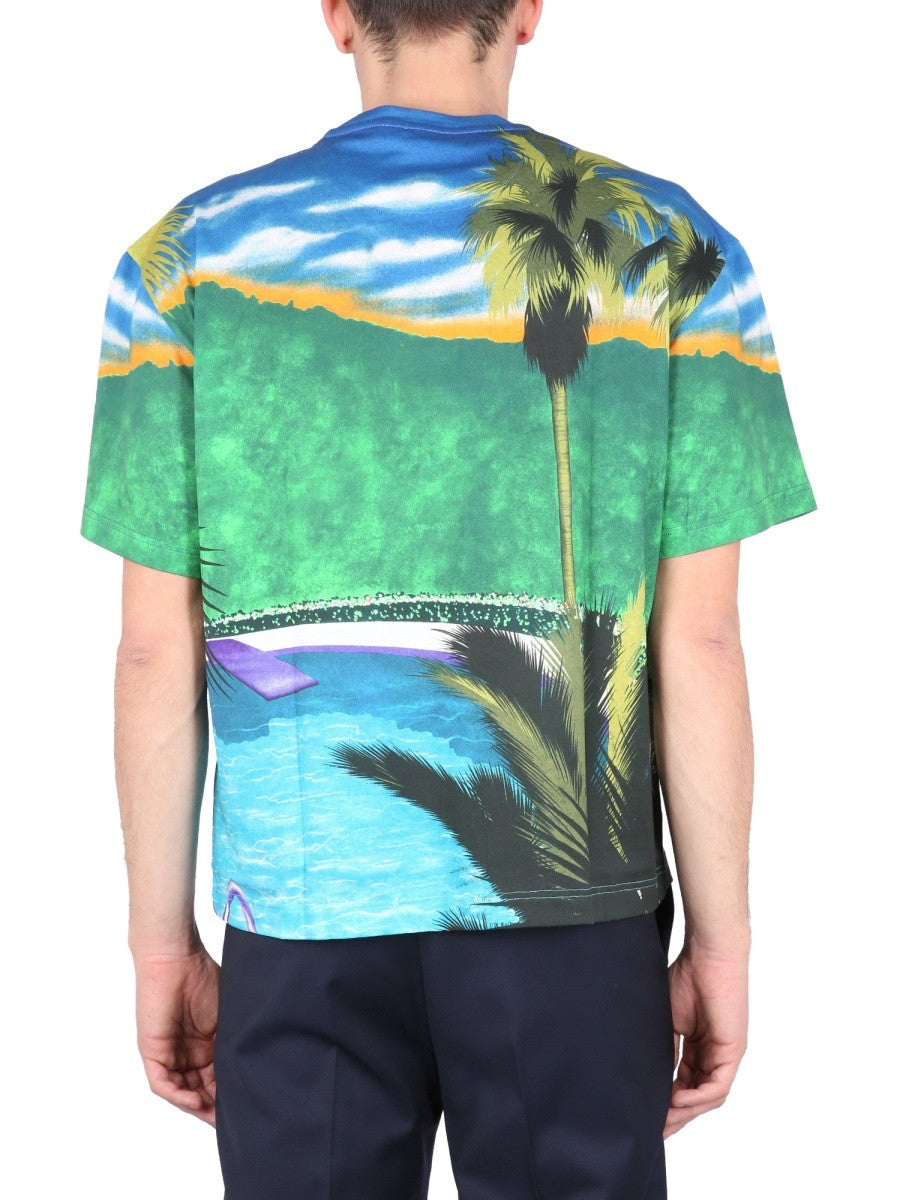 Etro CALIFORNIA PRINT T-SHIRT