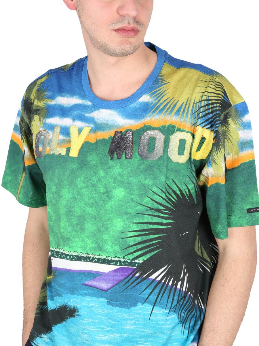 Etro CALIFORNIA PRINT T-SHIRT