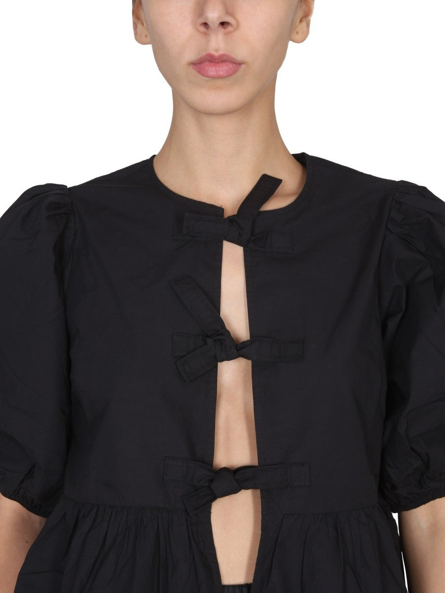 GANNI CAMICIA IN POPELINE
