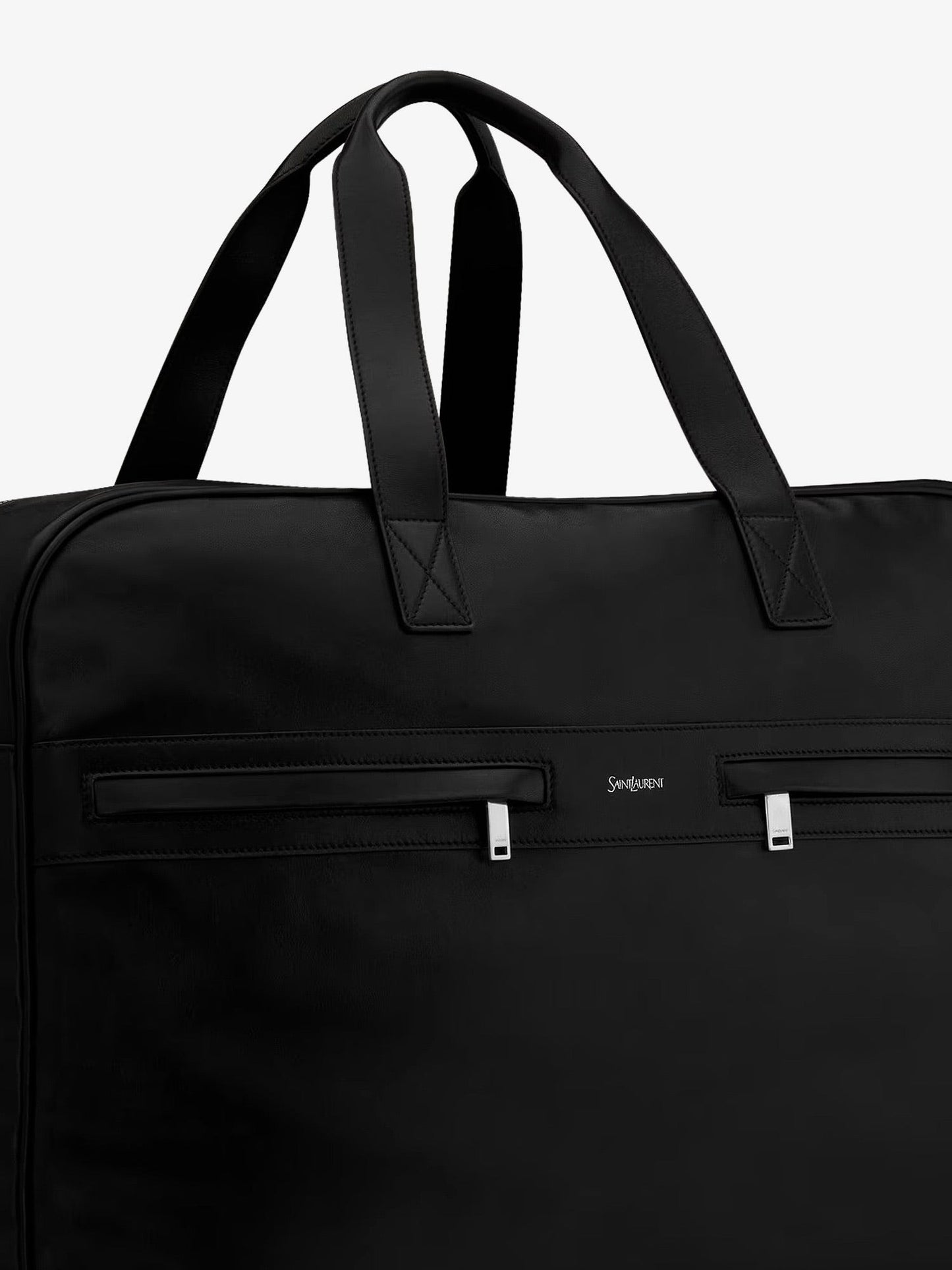 Saint Laurent Camp leather travel bag