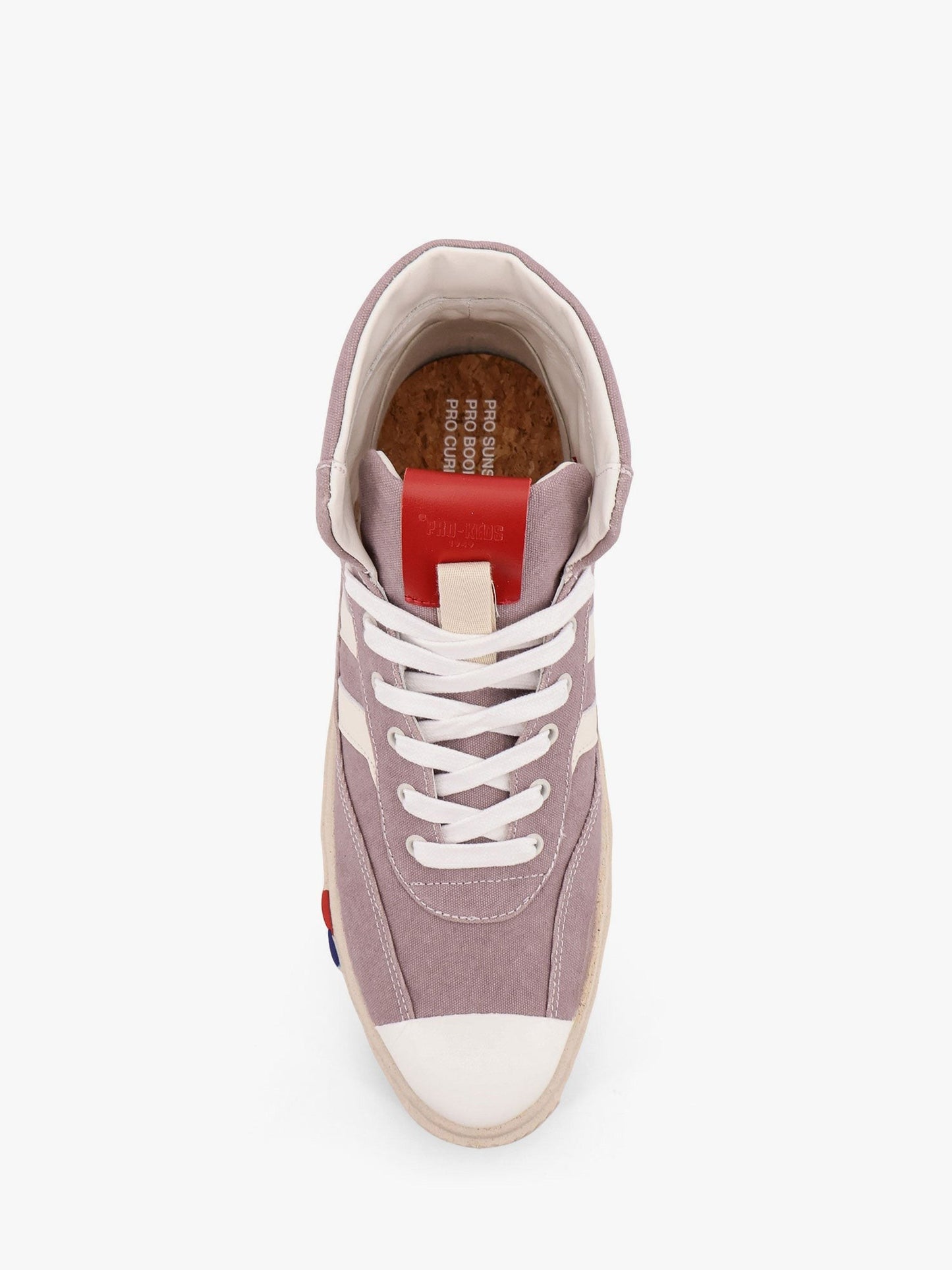 PRO KEDS Canvas high-top sneakers with iconi bicolor detail