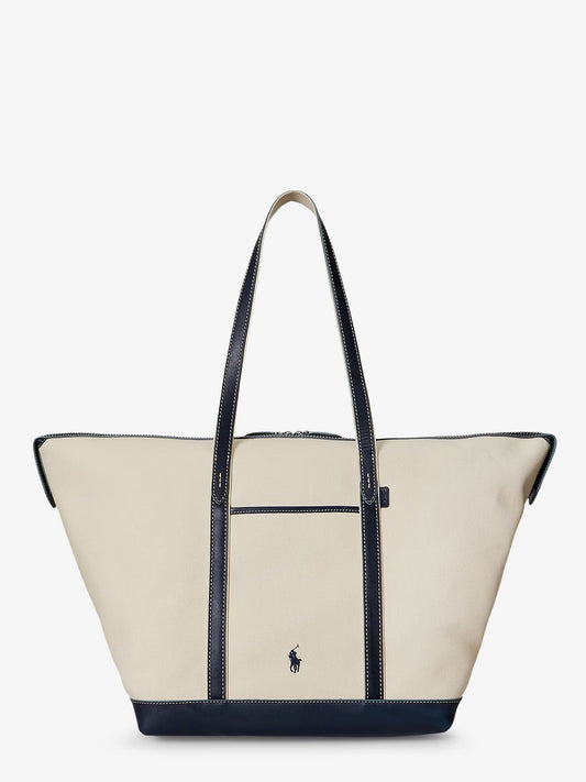 Polo Ralph Lauren Canvas travel bag with leather profiles