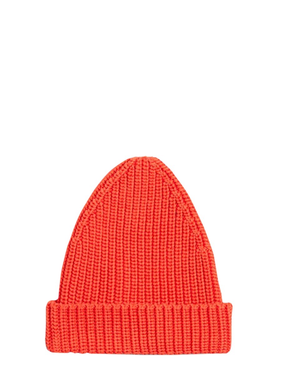 Off-white CAPPELLO BEANIE  CON LOGO