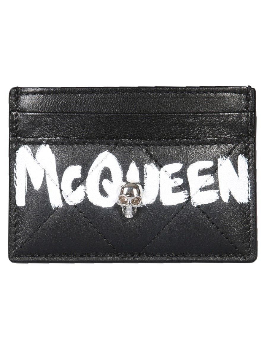 Alexander Mcqueen CARD HOLDER "SKULL"