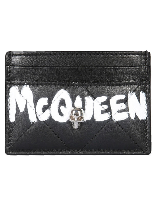 Alexander Mcqueen CARD HOLDER "SKULL"