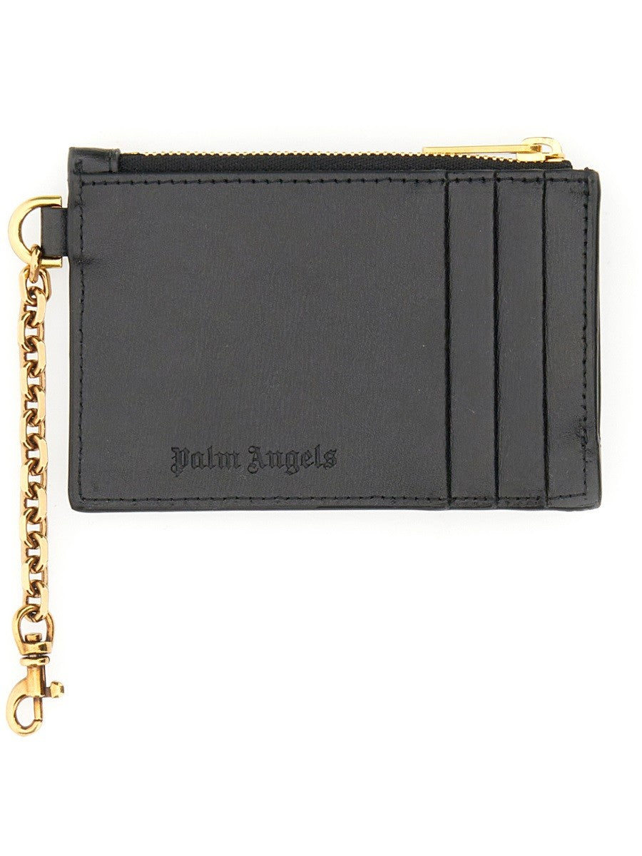 Palm Angels CARD HOLDER WITH CHAIN "PALM BEACH"