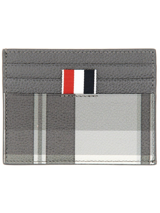 THOM BROWNE CARD HOLDER WITH LOGO