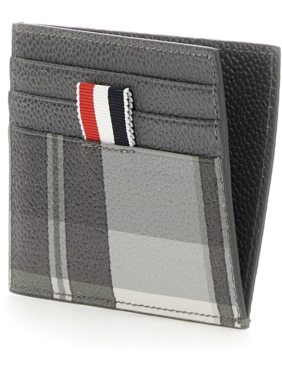 THOM BROWNE CARD HOLDER WITH LOGO