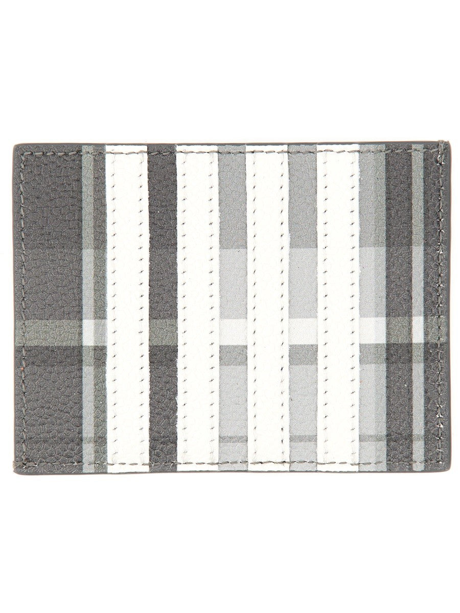 THOM BROWNE CARD HOLDER WITH LOGO