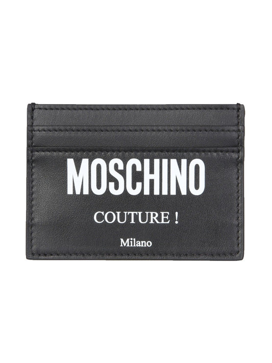 Moschino CARD HOLDER WITH LOGO