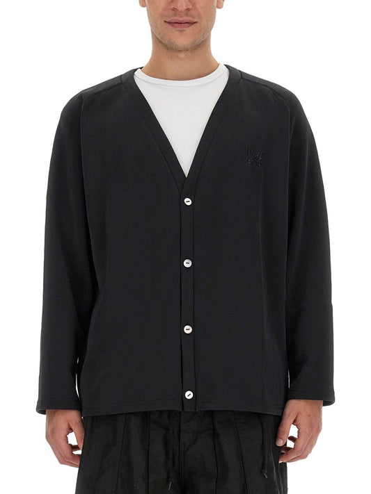 NEEDLES CARDIGAN WITH LOGO