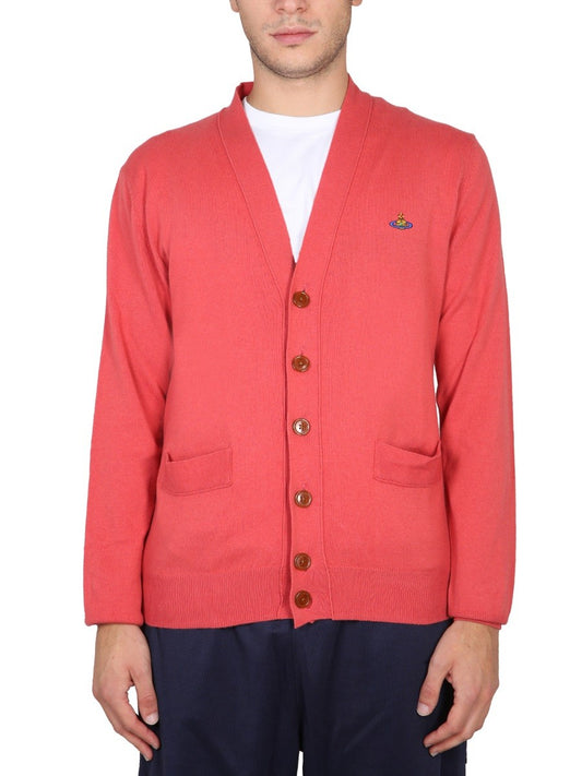 Vivienne Westwood CARDIGAN WITH ORB EMBROIDERY