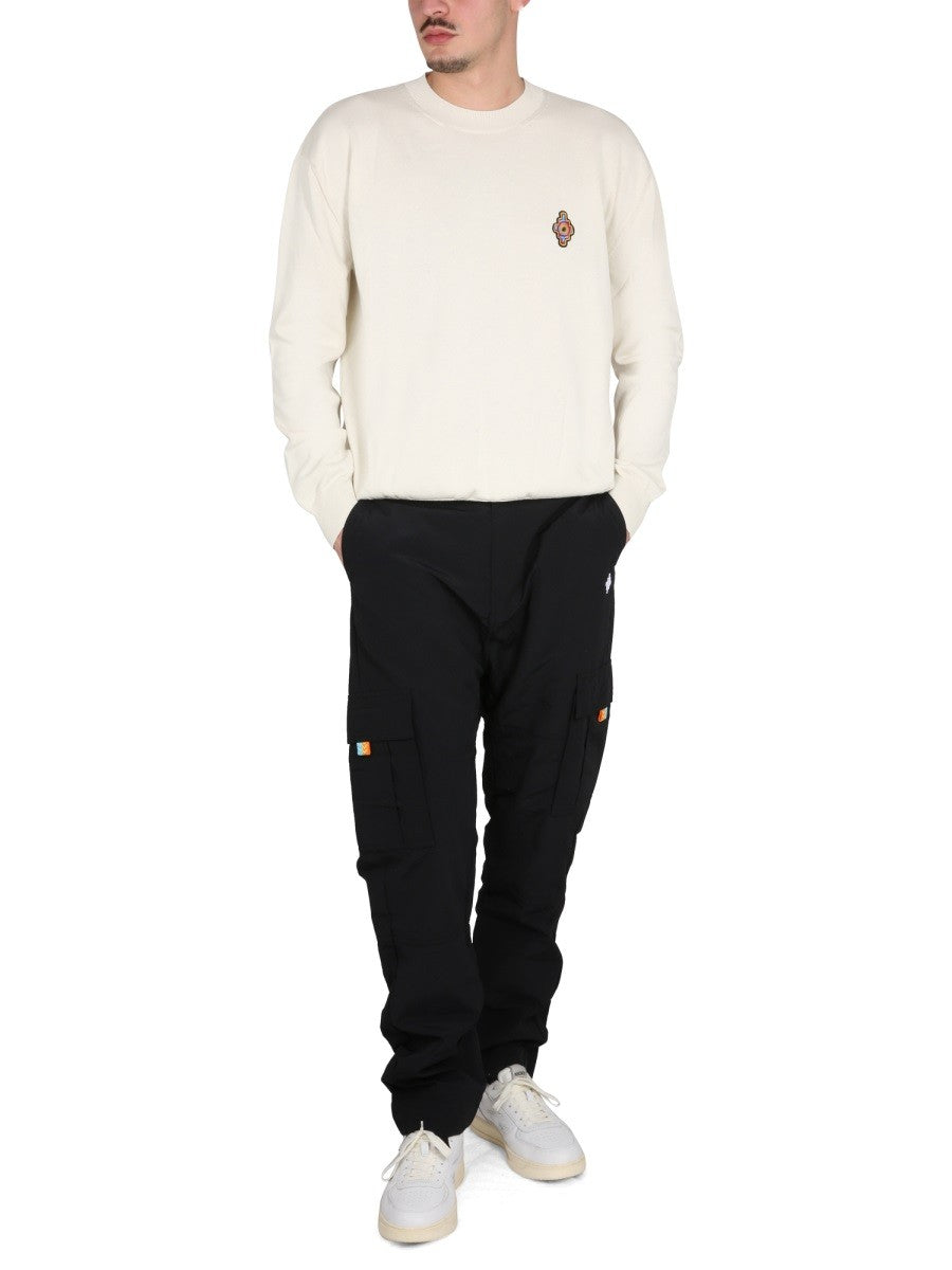 MARCELO BURLON COUNTY OF MILAN CARGO CROSS PANTS