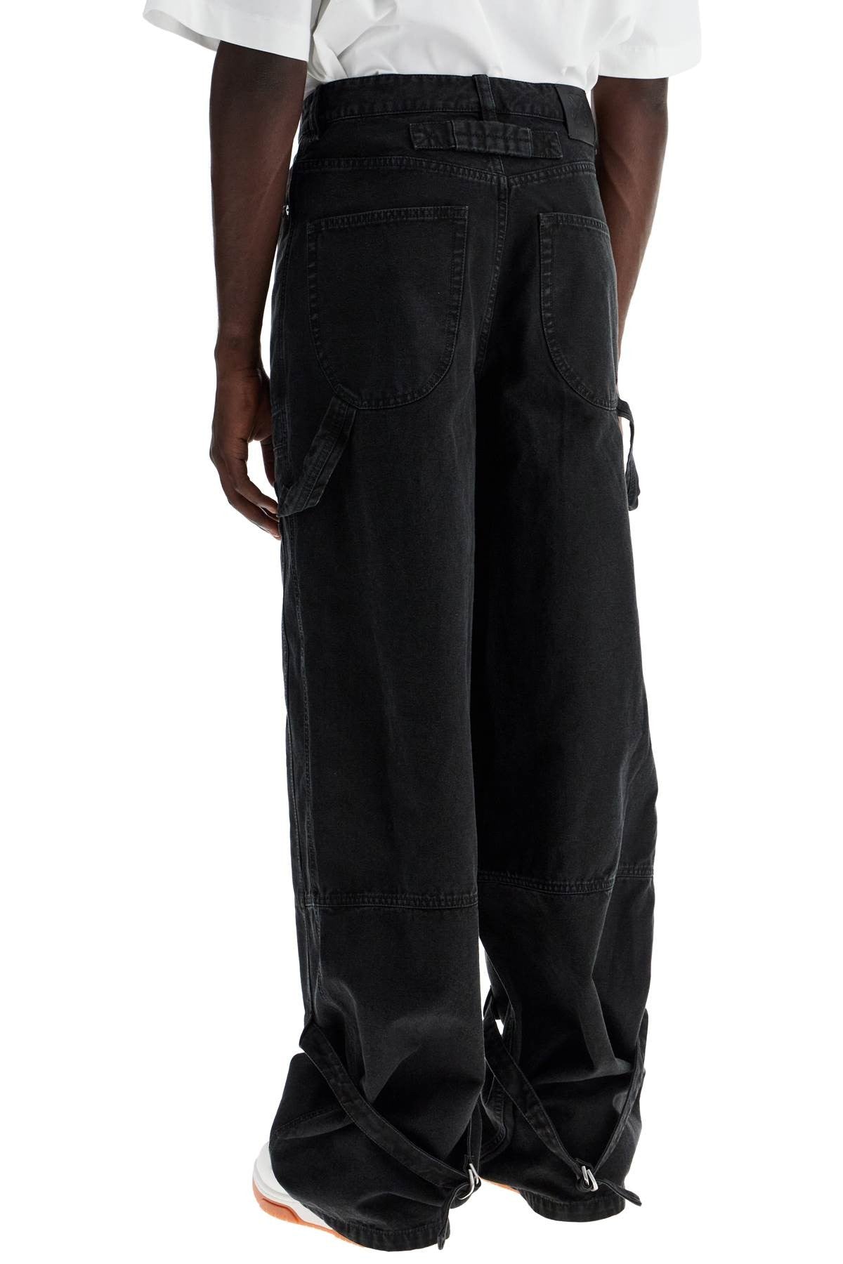 Off-white carpenter canvas pants in