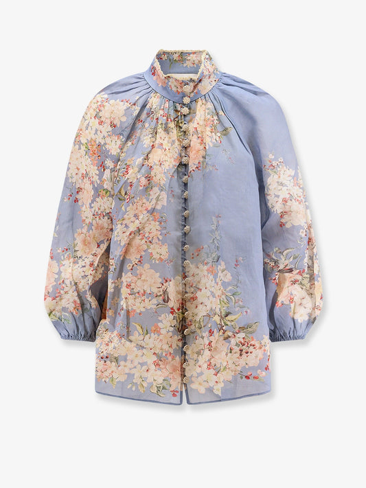 ZIMMERMANN Cascadian Billow ramie shirt