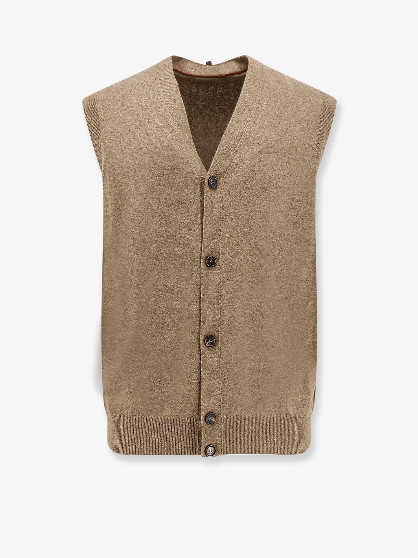 LORO PIANA Cashmere sleeveless cardigan