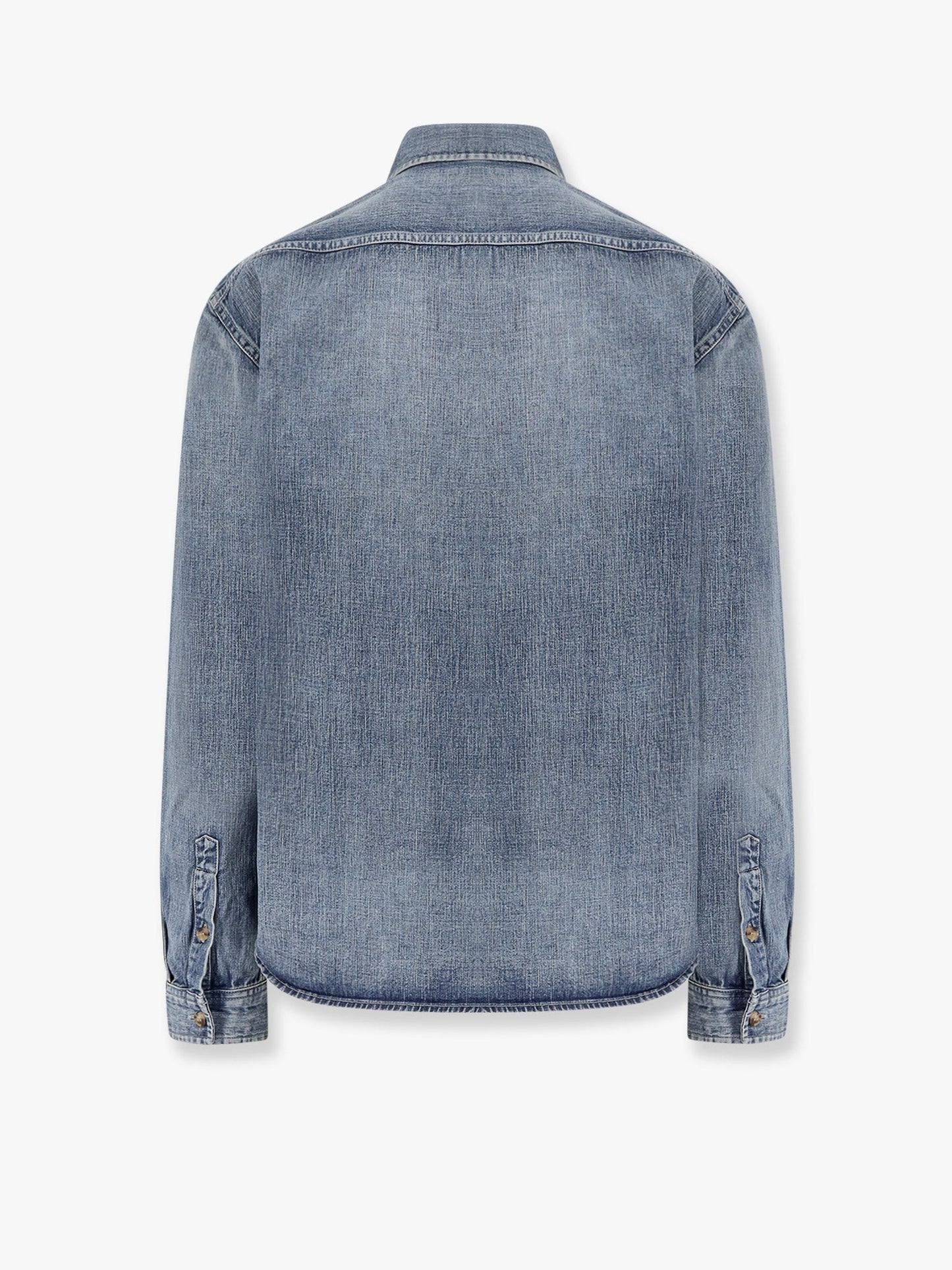 Saint Laurent Cassandre denim shirt