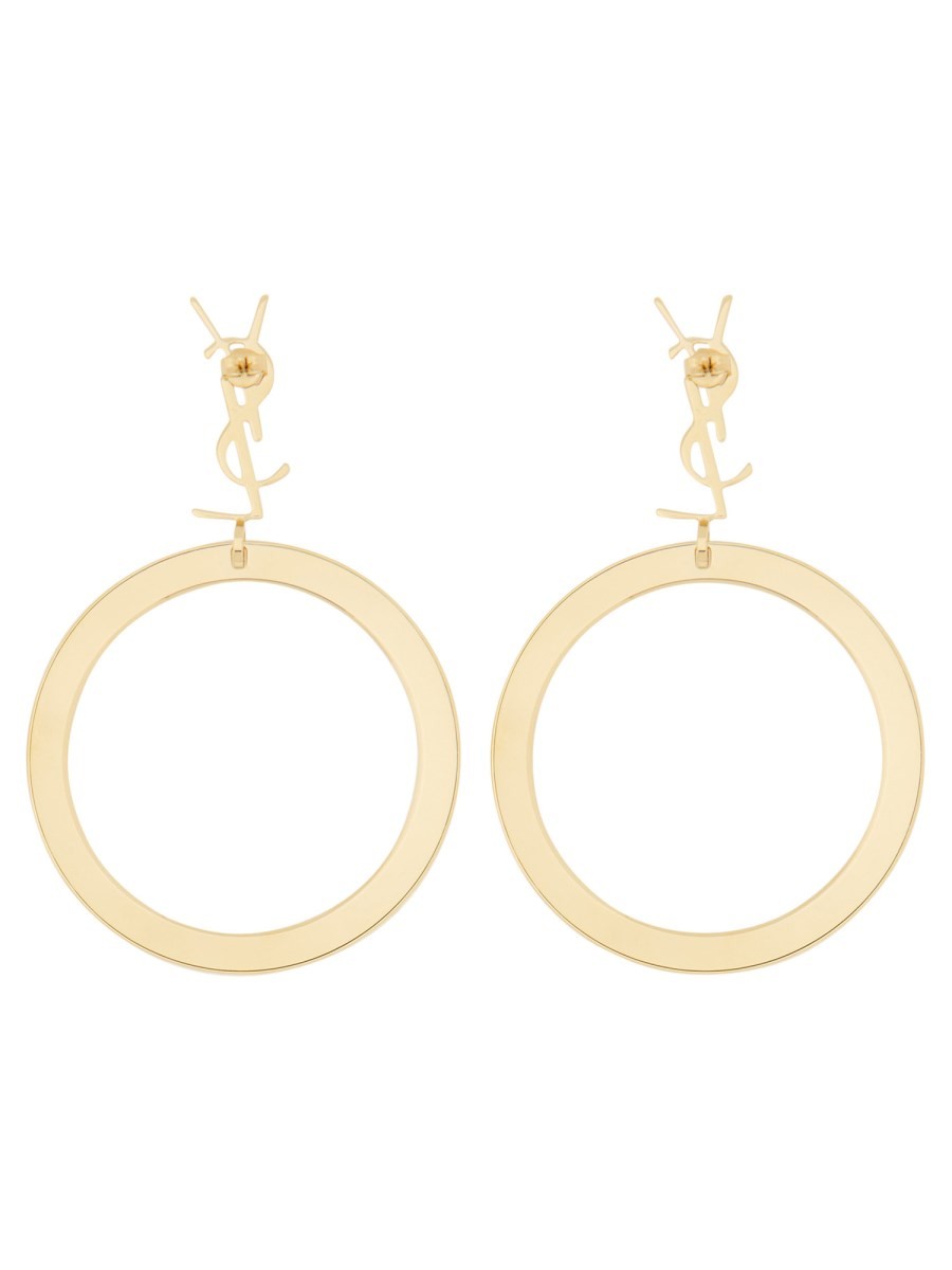 Saint Laurent CASSANDRE EARRINGS WITH PENDANT