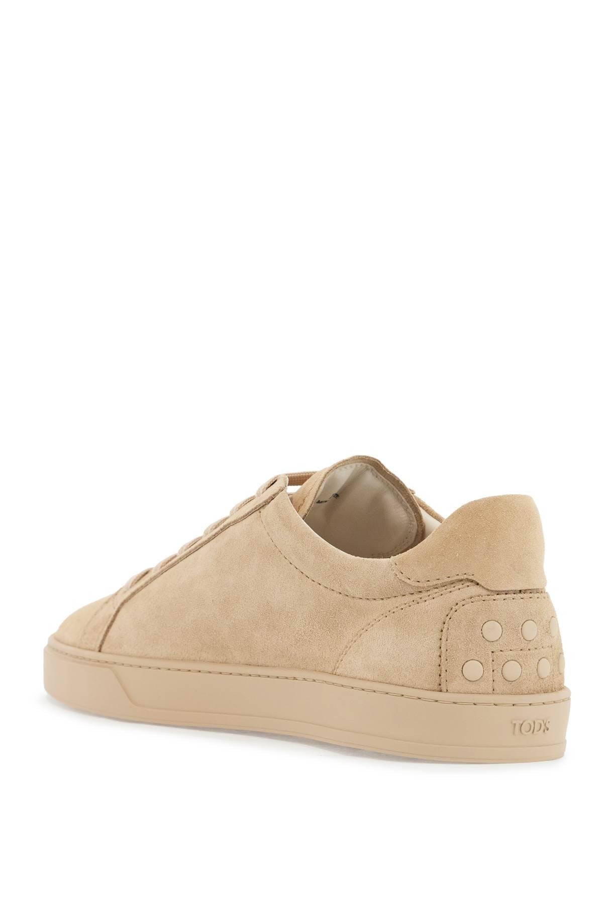 TOD'S cassetta 04l natural light lace-up shoes