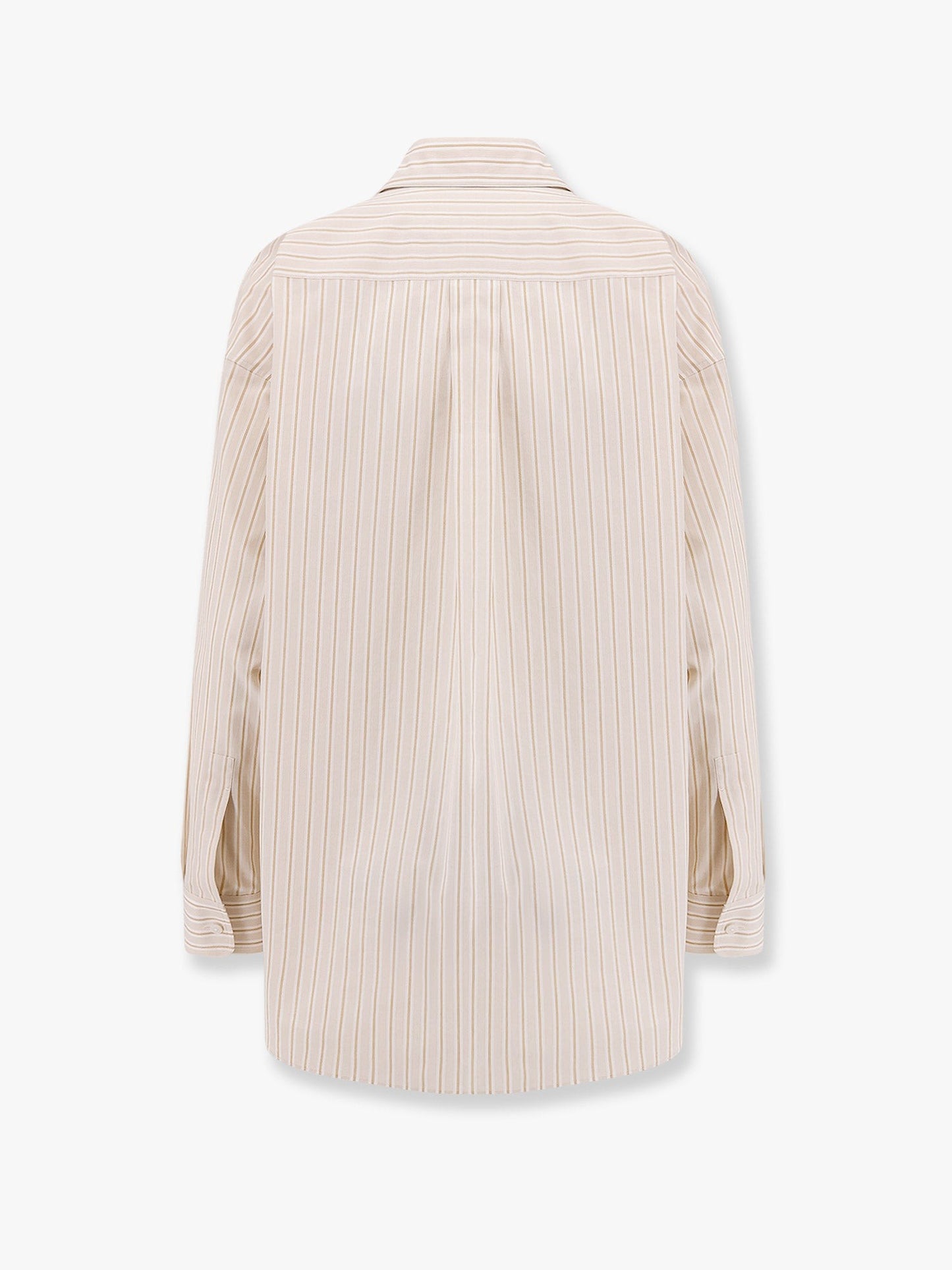 THE ROW Caster striped cotton shirt