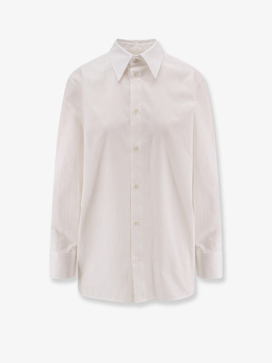 Saint Laurent Certified cotton shirt with Cassandre embroidery