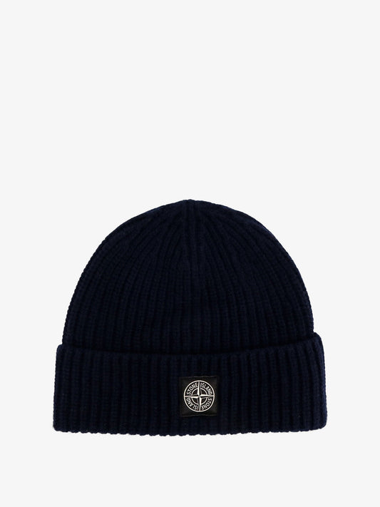 Stone Island Certified virgin wool beanie hat