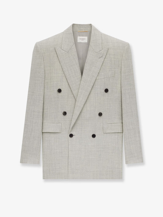 Saint Laurent Certified wool double-breasted blazer