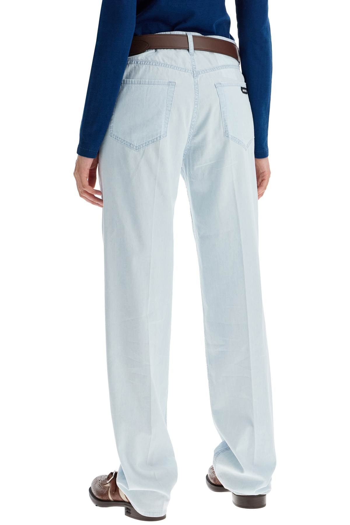 Miu Miu chambray trousers