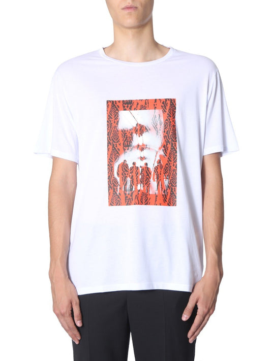neil barrett "CHAOTIC SUBWAY" T-SHIRT