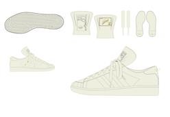 ADIDAS X WILLY CHAVARRIA Chavarria Jabbar low-top leather sneakers