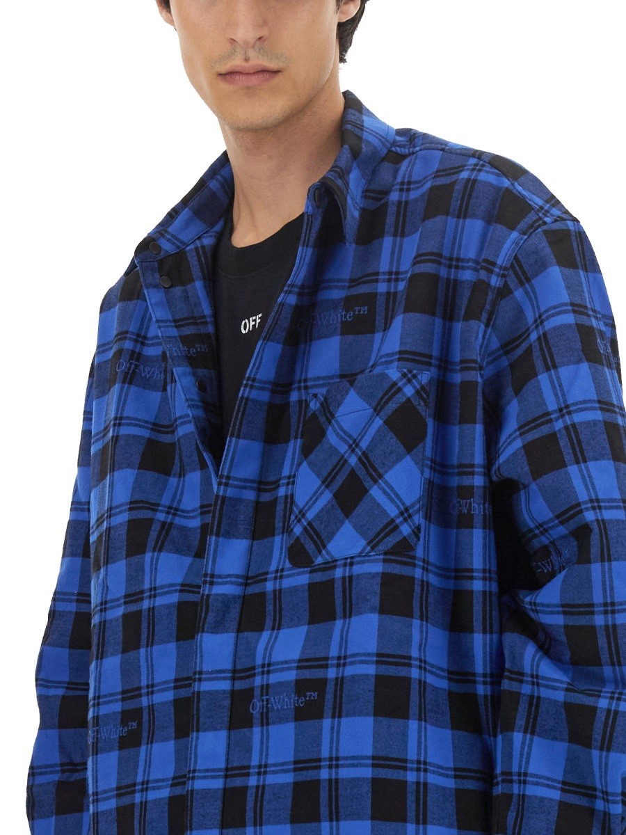 Off-white CHECK PRINT SHIRT