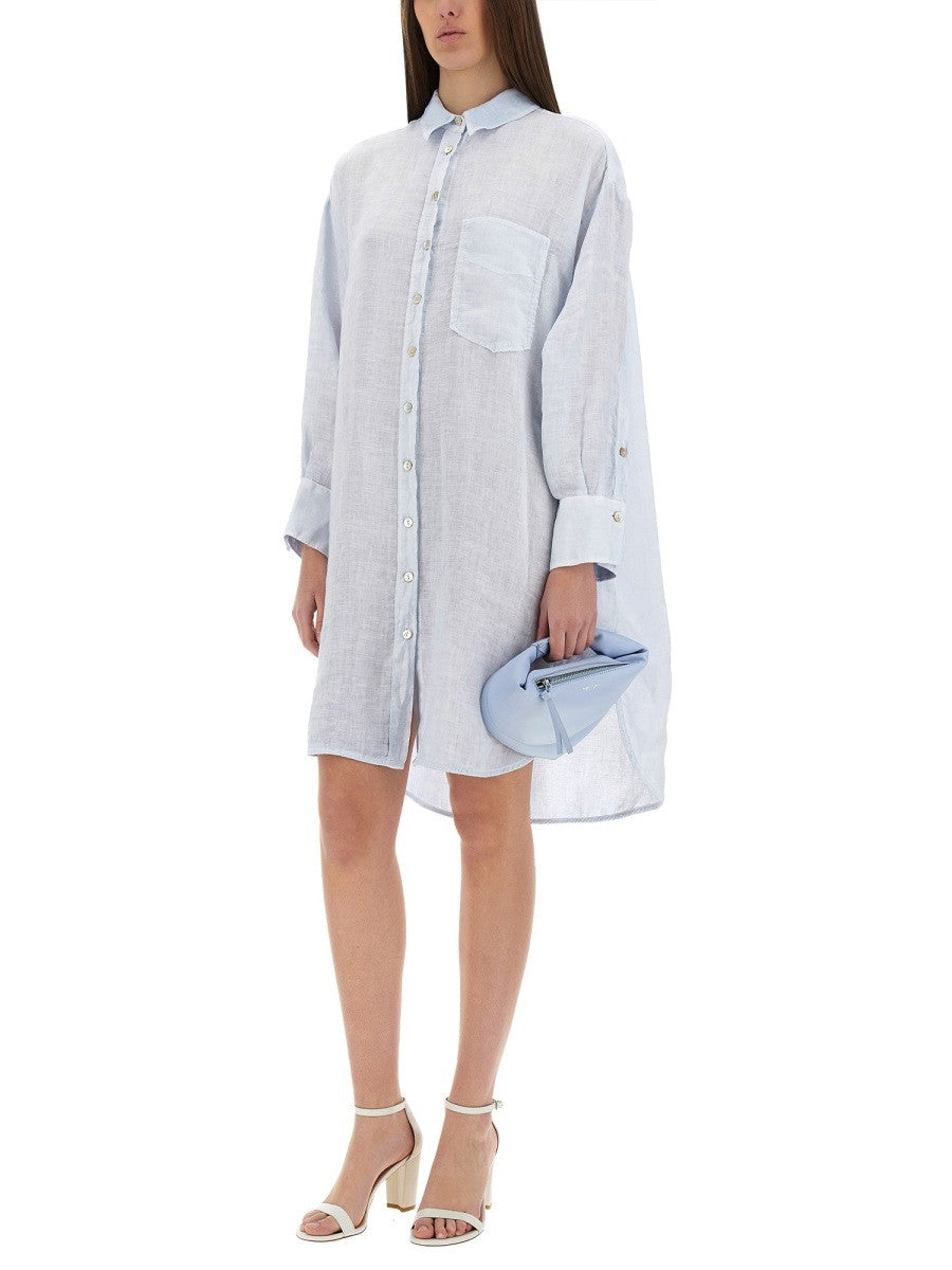 120% LINO CHEMISIER DRESS