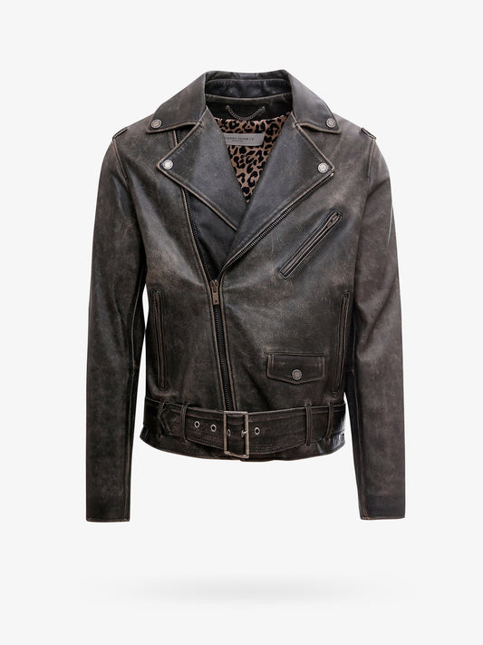 Golden Goose Deluxe Brand Chiodo Golden leather jacket
