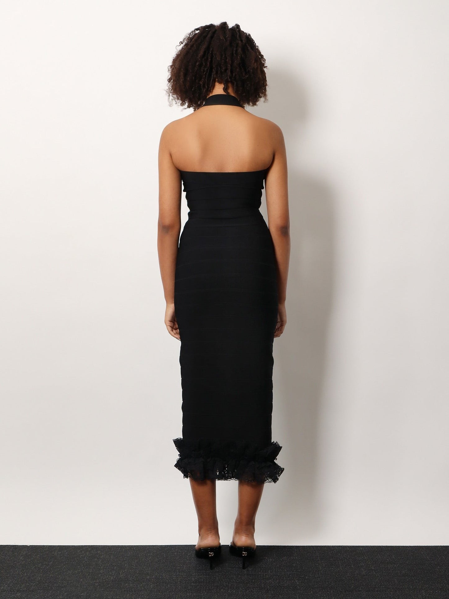 SELF PORTRAIT RESIDENCY Christopher kane residency viscose dress with laces detail