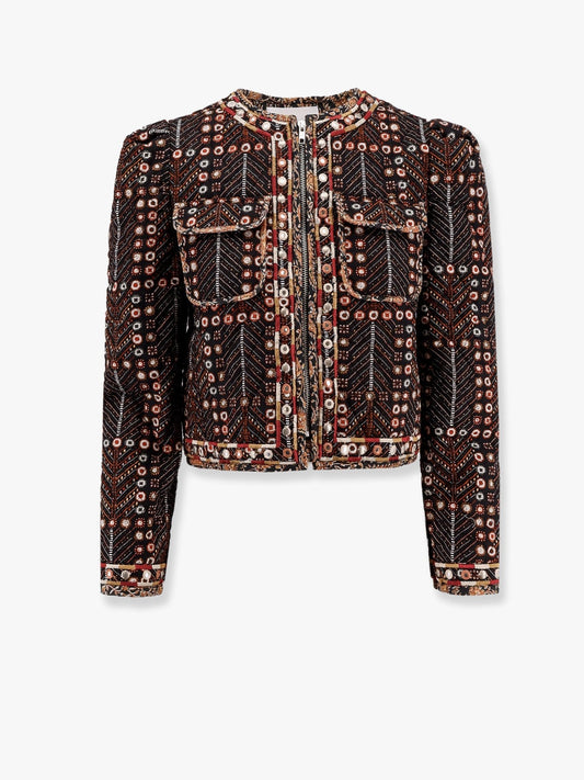 MARANT ETOILE Christy padded and quilted cotton jacket
