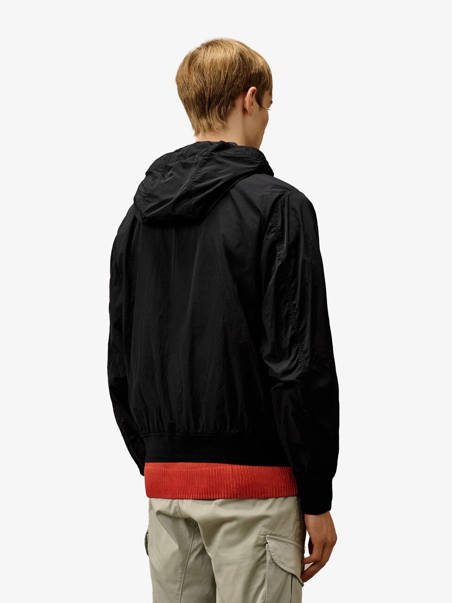 C.P.COMPANY Chrome-R nylon jacket with Logo detail