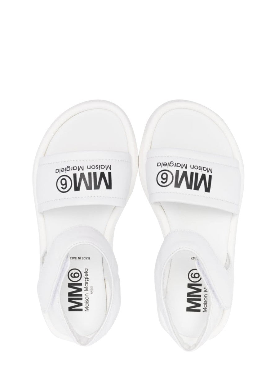 MM6 MAISON MARGIELA chunky sun sandals maxi logo