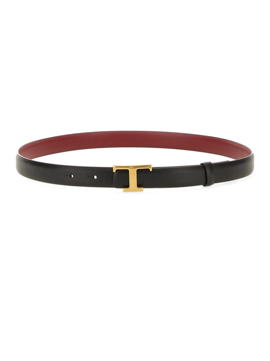 TOD'S CINTURA REVERSIBILE T TIMELESS