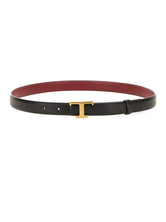 TOD'S CINTURA REVERSIBILE T TIMELESS