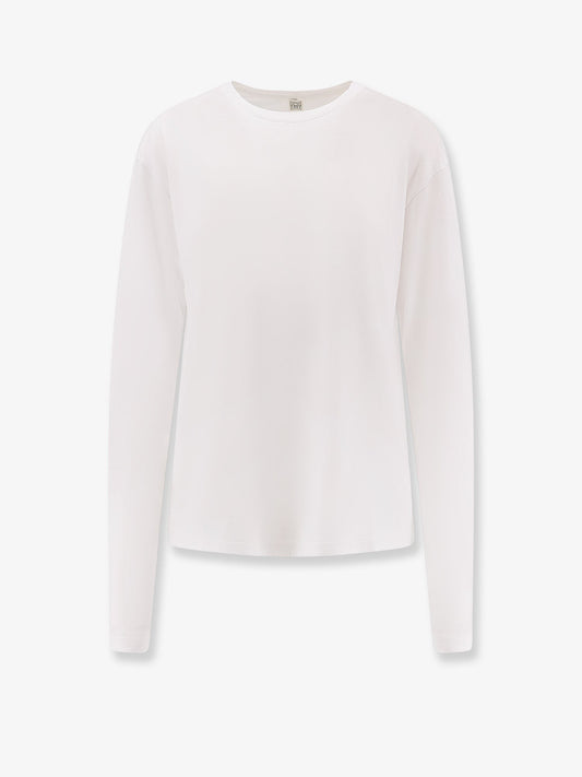 TOTEME Classic Long-Sleeve lyocell and cotton T-shirt