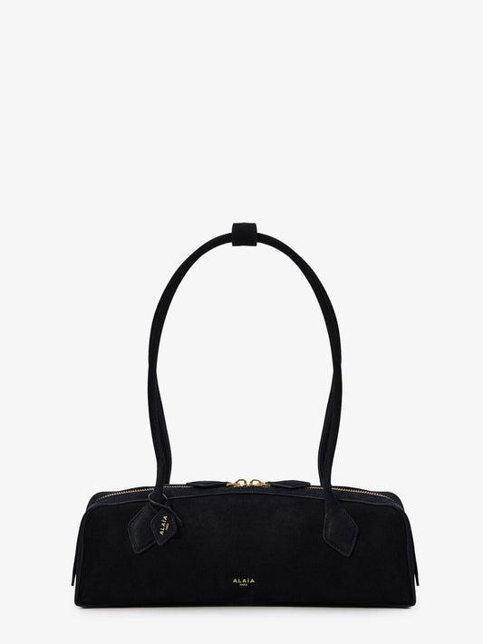 ALAIA Clutch Le Teckel suede handbag
