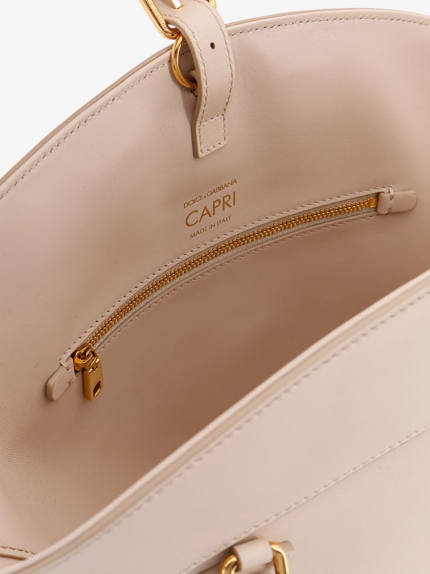 Dolce & Gabbana Coffa Capri leather shoulder bag